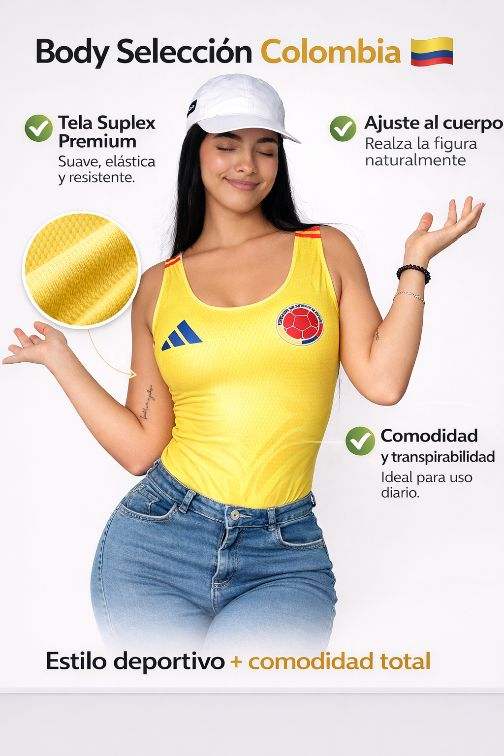 Body Colombia 2026 – Edición Tricolor